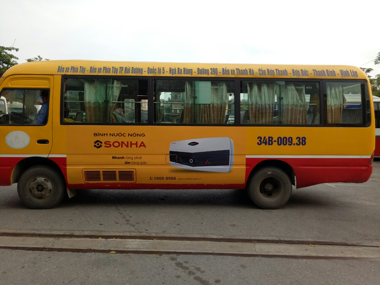 Quảng cáo xe bus Hải Dương
